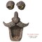 Ornativity Tree Face Bird Feeder - Old Man Funny Faces Outdoor Decorative Birdfeeder with Glow in the Dark Eyes for Spooky Garden Décor